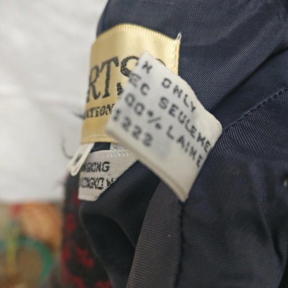 Pure wool duster Trench dress, 100%Wool Belted Dress with lining & pocket Medium - Picture 11 of 11